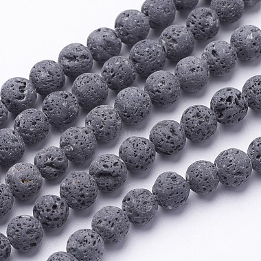 12mm Round Lava Beads