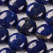 Dyed Natural Lapis Lazuli Gemstone Dome/Half Round Cabochons, 18x6mm(G-J330-06-18mm)