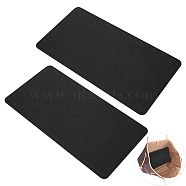 Felt Inserts Bag Bottom, Cushion Pad, Rectangle, Black, 35x18x0.45cm(DIY-WH0308-167C-04)