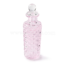 Miniature Glass Bottles
Wishing Bottle, with Lid, Micro Landscape Home Dollhouse Accessories, Pretending Prop Decorations, Pearl Pink, 1.45x4.5cm, Hole: 5mm(AJEW-U018-01B)