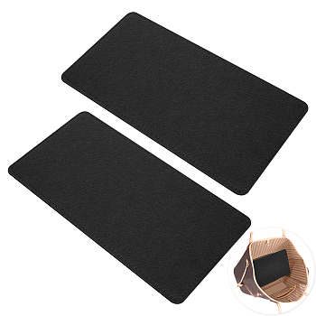Felt Inserts Bag Bottom, Cushion Pad, Rectangle, Black, 35x18x0.45cm