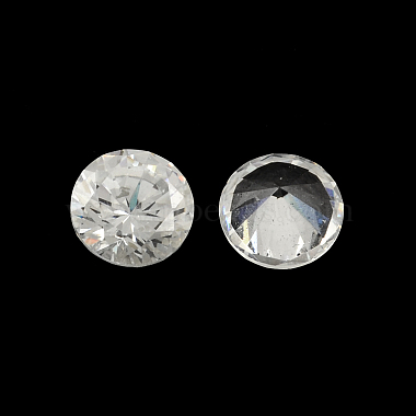 12mm Clear Diamond Cubic Zirconia Cabochons