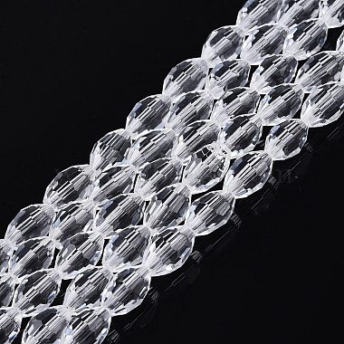 Transparent Glass Beads Strands(GLAA-N071-01A-A01)-1