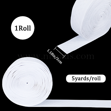 5 Yards Polyester Non-Slip Silicone Elastic Gripper Band for Garment Sewing Project(FIND-WH0152-138B-01)-2