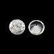 Diamond Shaped Cubic Zirconia Pointed Back Cabochons(ZIRC-R004-12mm-01)-1