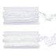 Fingerinspire 2 tarjetas 2 estilos polialgodón cinta de encaje elástico plisado(OCOR-FG0001-69A)-1