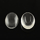 Transparent Oval Glass Cabochons(X-GGLA-R022-20x15)-1