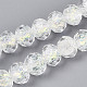 Handmade Foil Lampwork Beads Strands(FOIL-T008-09F)-1