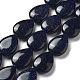 Synthetic Blue Goldstone Beads Strands(G-P528-L06-01)-1