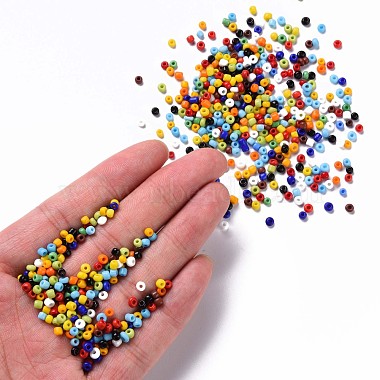 Perles de rocaille en verre(SEED-A010-3mm-51)-4