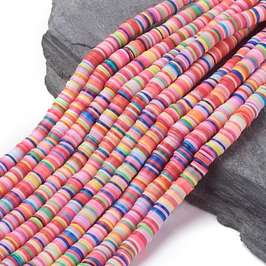 8mm Colorful Disc Polymer Clay Beads