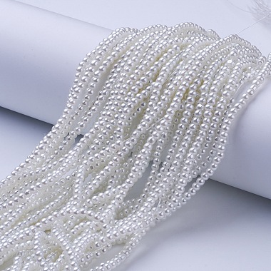 Glass Pearl Beads Strands(HY-3D-B01)-4