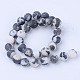 Chapelets de perles en zèbre naturel(X-G-Q462-8mm-01)-2