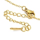 Brass Bowknot Pendant Necklaces(NJEW-B115-01G-02)-3