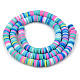 Handmade Polymer Clay Beads Strands(CLAY-R089-6mm-101)-2