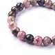 Perles de rhodonite naturelles étendent bracelets(BJEW-F380-01-B16)-3