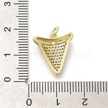 pendentifs en laiton zircon cubique transparent(KK-L225-010G)-3