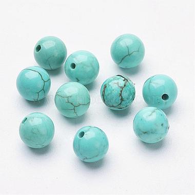 Natural Magnesite Beads(G-P212-6mm)-2