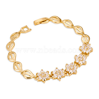 SHEGRACE Vogue Design Real 18K Gold Plated Brass Bracelet(JB56A)-2