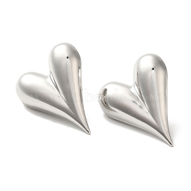 Brass Stud Earrings for Women(EJEW-M251-02P)-2