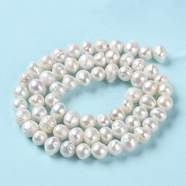 Natural Cultured Freshwater Pearl Beads Strands(PEAR-E018-47)-3