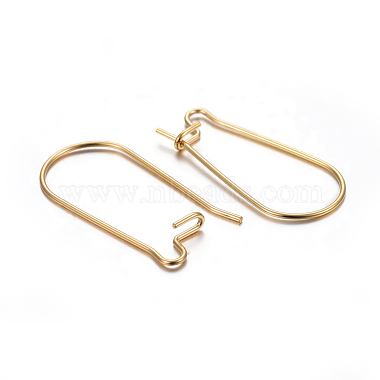 304 Stainless Steel Hoop Earrings(X-STAS-P223-01G-01)-2