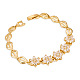 SHEGRACE Vogue Design Real 18K Gold Plated Brass Bracelet(JB56A)-2
