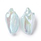 UV Plating Rainbow Iridescent Acrylic Beads(OACR-E007-04C)-2