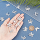 Unicraftale 24Pcs 6 Style 304 Stainless Steel Stamping Blank Tag Pendants(STAS-UN0025-78)-2