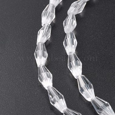 Glass Beads Strands(X-GLAA-R026-8x4mm-15)-4