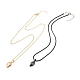 Rack Plating Alloy Heart Pendant Necklaces Sets(NJEW-B081-07A)-2