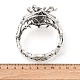 Halloween Tibetan Style Alloy Rhinestone Bangles(BJEW-P367-01AS)-3