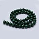 Natural Malachite Beads Strands(G-F571-27AA2-8mm)-2
