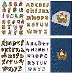 4 Sets 4 Style Christmas & Halloween Cloth Water-soluble Embroidery Aid Drawing Sketch, Letter, 297x210mm, 1pc/style(AJEW-WH20039-001)
