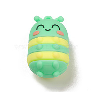PVC Plastic Cartoon Pendants, Insect Style, Insects, 46x26x23.5mm, Hole: 3.5mm(PVC-O001-01D)