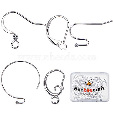 Real Platinum Plated Brass Earring Hooks