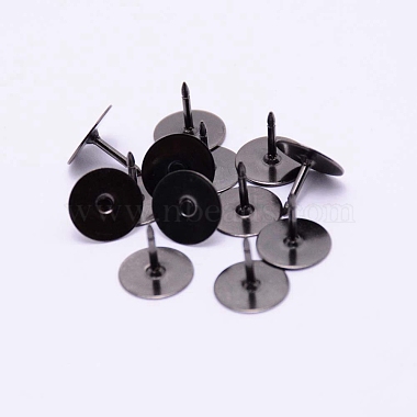 <1.4cm Gunmetal Brass Flat Head Pins