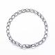 304 Stainless Steel Curb Chain Bracelets(BJEW-P064-28)-2