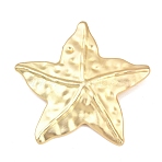 Alloy Big Pendants, Matte Gold Color, Star, 64x67x5mm, Hole: 5.5x10mm(FIND-I074-01MG-01)