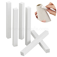 6Pcs White Corundum Grinding Whet Stone, Sharpeners Stone, Household Kitchen Knife Woodworking, Rectangle, White, 9.9x0.95x0.95cm(AJEW-GA0006-92)