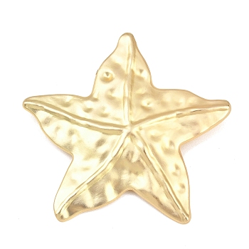 Alloy Big Pendants, Matte Gold Color, Star, 64x67x5mm, Hole: 5.5x10mm