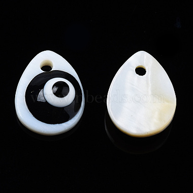 Natural Freshwater Shell Charms(SHEL-T017-42A)-3