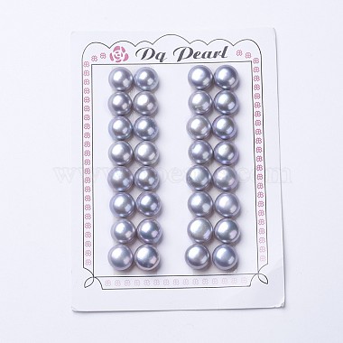 11mm SlateBlue Round Pearl Beads