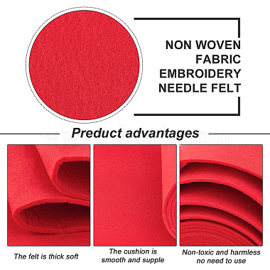 Non Woven Fabric Embroidery Needle Felt for DIY Crafts(DIY-WH0156-92S)-3