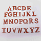 Große natürliche Holzbuchstaben für Weihnachten(DIY-WH0181-67)-1
