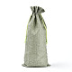 Rectangle Polyester Imitation Burlap Packing Pouches(ABAG-N009-01A-03)-3