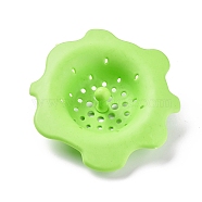 Silicone Sink Strainer, Durable Drain Basket Protector, Lawn Green, 31x132mm(AJEW-WH0021-15)