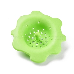 Silicone Sink Strainer, Sturdy Drain Basket Protector, Lawn Green, 31x132mm(AJEW-WH0021-15)