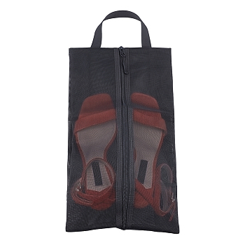 Nylon & Polyester Bags, Dust-Proof Shoes Storage Pouch, Black, 480mm