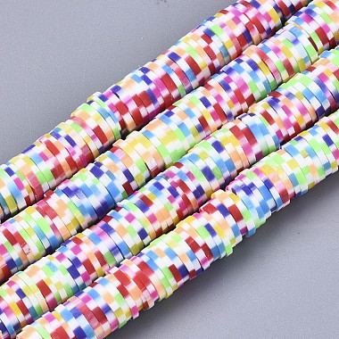 Colorful Disc Polymer Clay Beads